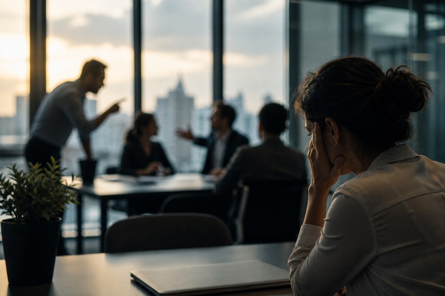 Capa editorial da matéria: Mau humor no trabalho preocupa empresas e pode afetar produtividade